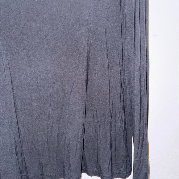 Soma Cool Nights Black Long Sleeve Pajama Shirt- Size Medium - Picture 5 of 8